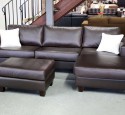 Small sectional leather couches