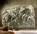 Ceramic wall art for outdoors
