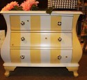 Yellow painted dressers