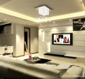 Decorate living room tv wall