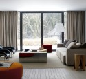 Curtains for brown living room