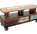 Large tv stands with wheels