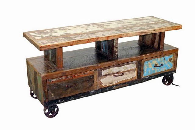 Large tv stands with wheels