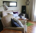 Living room wall makeover