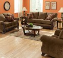 Arranging living room furniture with two focal points