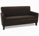 Furniture arrangement for living room with fireplace