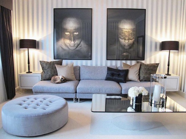 Living room pictures with fireplace