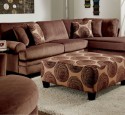 Coffee table with ottoman under