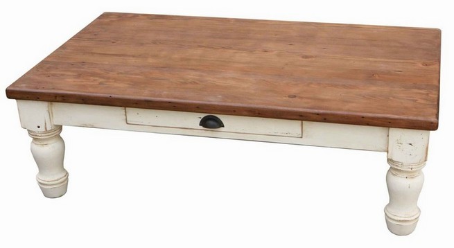 White coffee table legs
