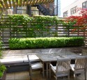 Patio decor white flag pole