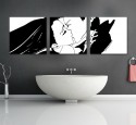 Contemporary wall art black and white