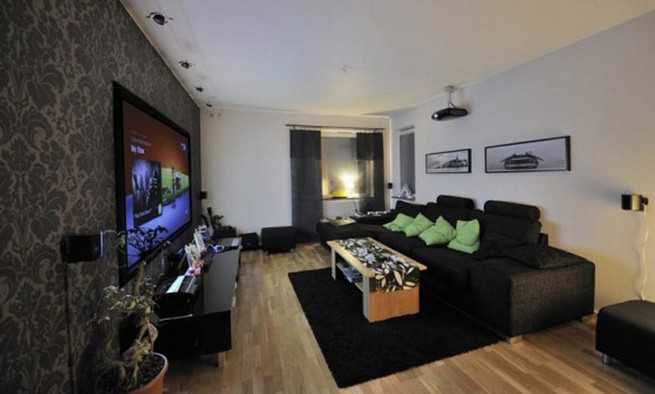 Living room pictures with accent walls