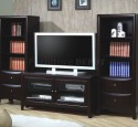 Large wooden tv stands