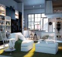 Living room pictures with leather furniture