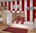Childrens bedroom ideas red