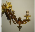 Restored vintage lighting fixtures