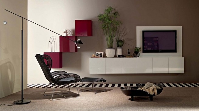 Tv stand with mount contemporary
