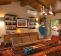 Retro living room chairs