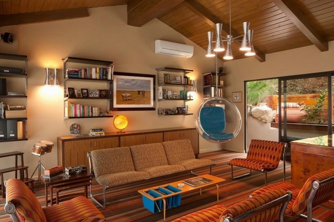 Retro living room chairs