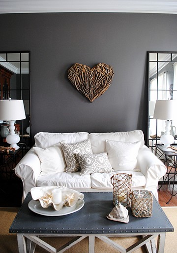 Wall design for living room