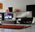 Accent wall ideas for living room with wallpaper