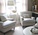 Living room chairs with ottomans