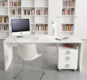 White computer desk for home office