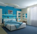 Bedroom paint ideas blue