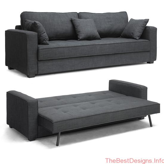 Modern Futon Sofa Bed Baxton Studio