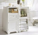 Bathroom storage cabinets white