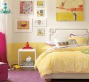 Teenage girl bedroom ideas yellow