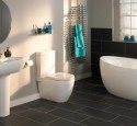 Bathroom floor tile adhesive