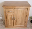 Bathroom storage cabinets in oak