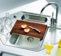 Corner kitchen sink no window