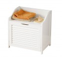 Wooden bathroom floor storage cabinet organizer