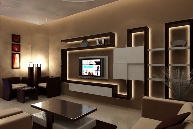 Contemporary living room themes for every case