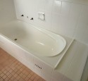 Bathroom floor tile resurfacing