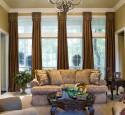 Window treatments for living room windows