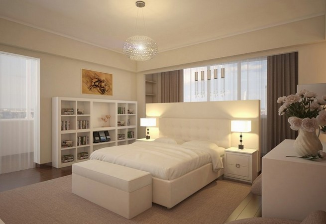 Bedroom chandeliers white