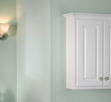 Bathroom storage cabinet white