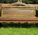 Patio bench wood