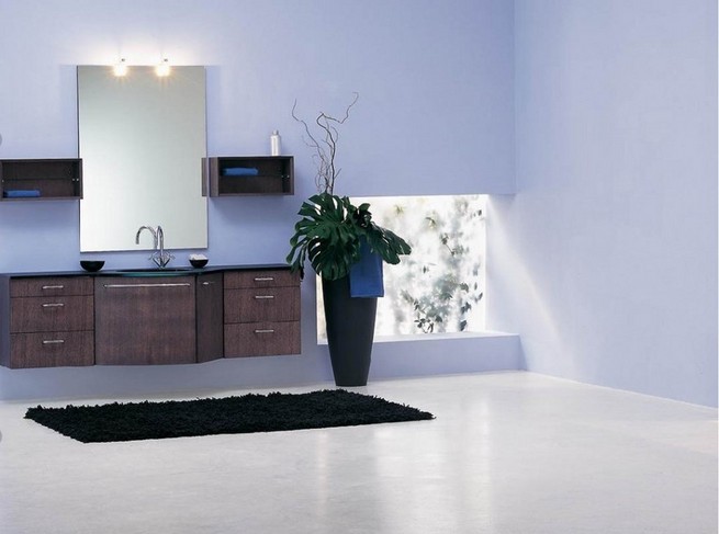 Bathroom shelving wood