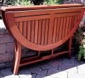 Eucalyptus folding dining table