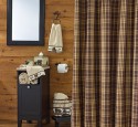 Cabin Check Curtains