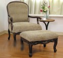 Bedroom chairs with ottoman
