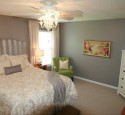 Bedroom chandelier with fan