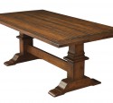 Solid wood or veneer dining table