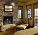Modern rustic window treatments