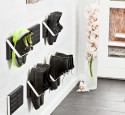 Shoe storage ideas wall