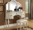 Bedroom vanity with drawers